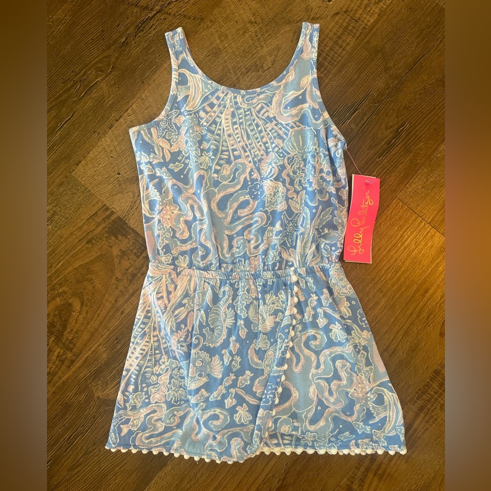 Girls Lilly Pulitzer Mini Jarrett Romper. Size S
